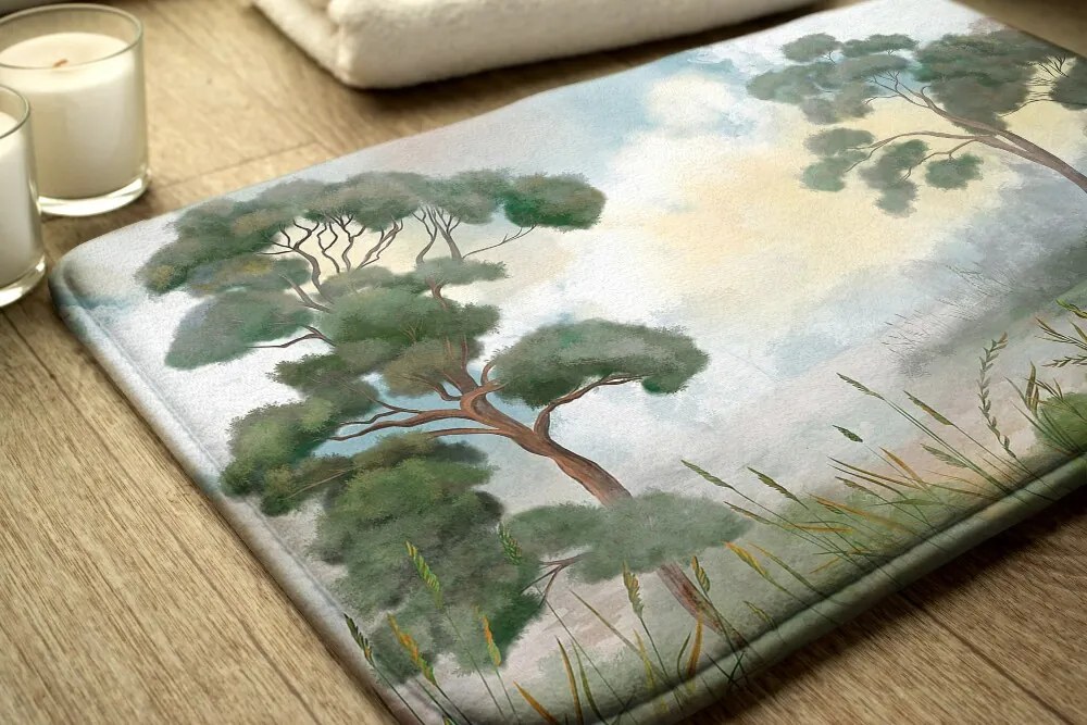 Dywanik do łazienki Dywanik do łazienki Krajobraz Rzeka