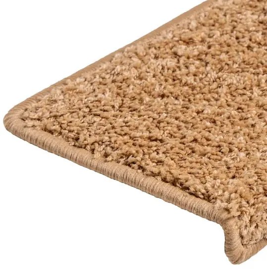 Prostokątne beżowe trepy na schody 15 sztuk Z4-Z47