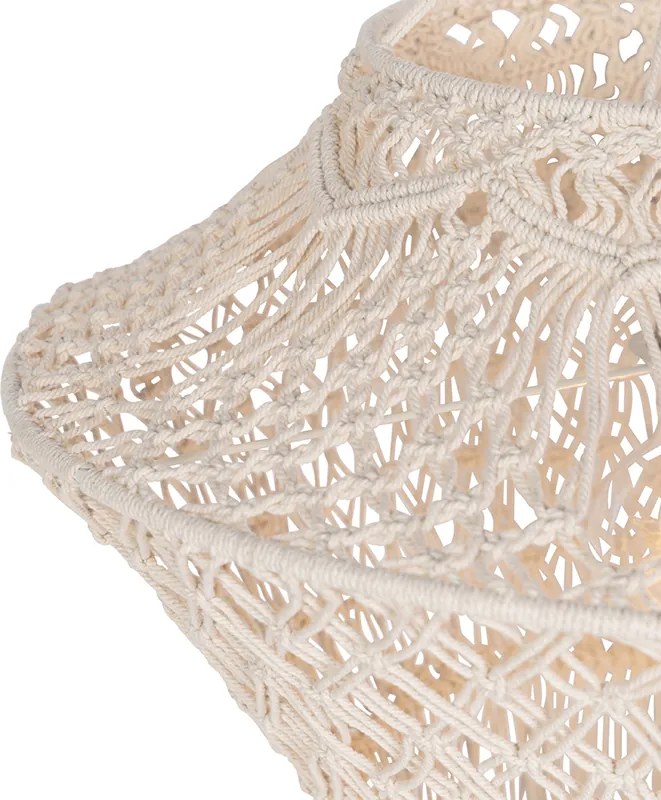 Abażur makramowy naturalny 90 cm