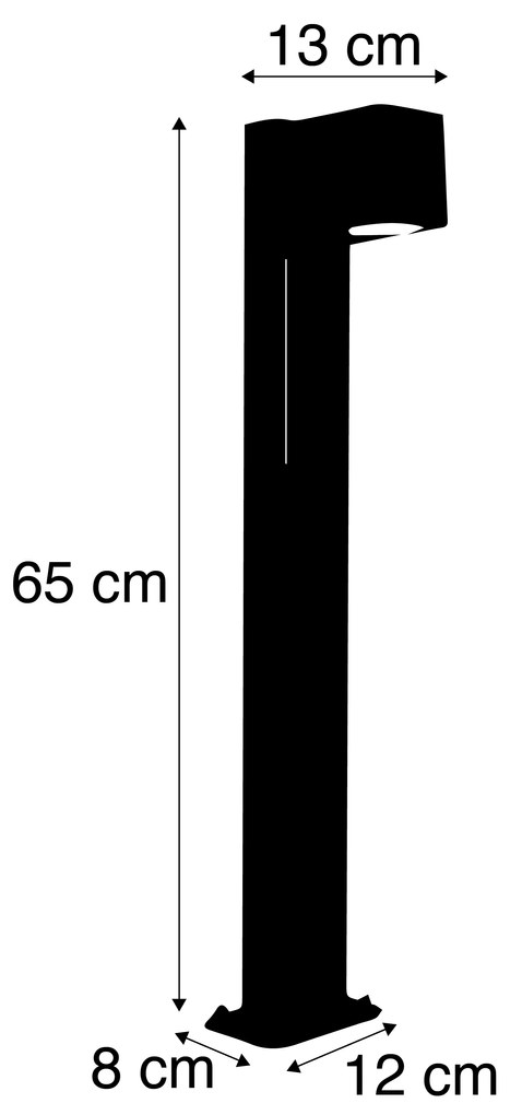Zewnetrzna Inteligentna lampa podłogowa zewnętrzna rdzawobrązowa 65 cm IP44 z WiFi GU10 - Baleno Nowoczesny Oswietlenie zewnetrzne
