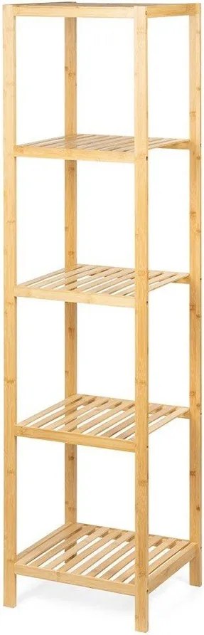 Bambusowy regał łazienkowy w naturalnym kolorze 37x140 cm Skaren – Bonami Essentials