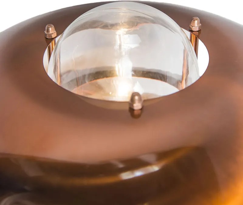 Zewnętrzna lampa ścienna w stylu vintage miedziana IP44 - Prato