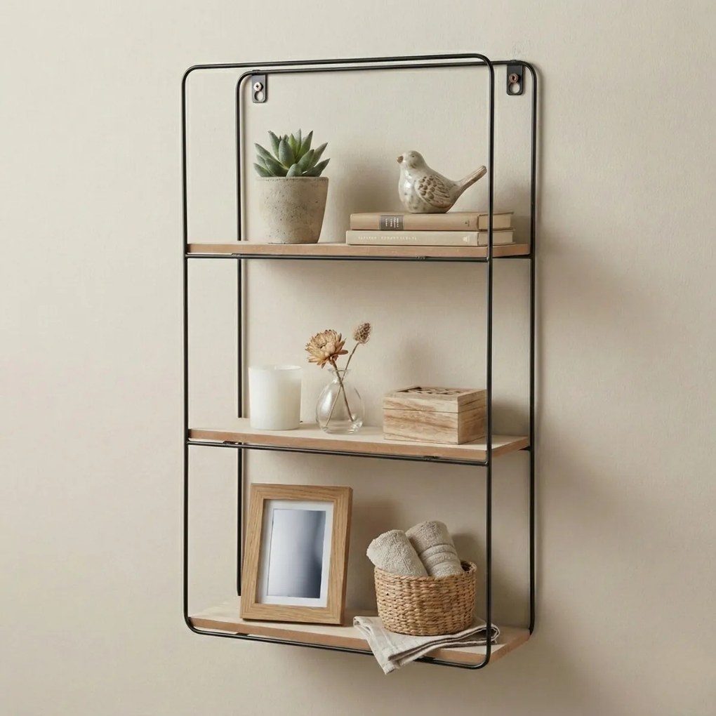 Półka ścienna do pokoju HOME FLOW, 30 x 10 x 50 cm