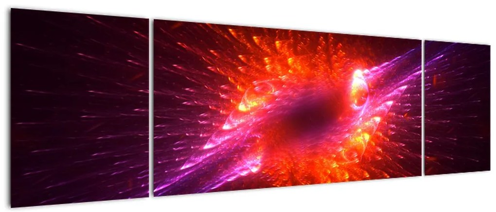 Obraz współczesnej ciernistej abstrakcji (170x50 cm)