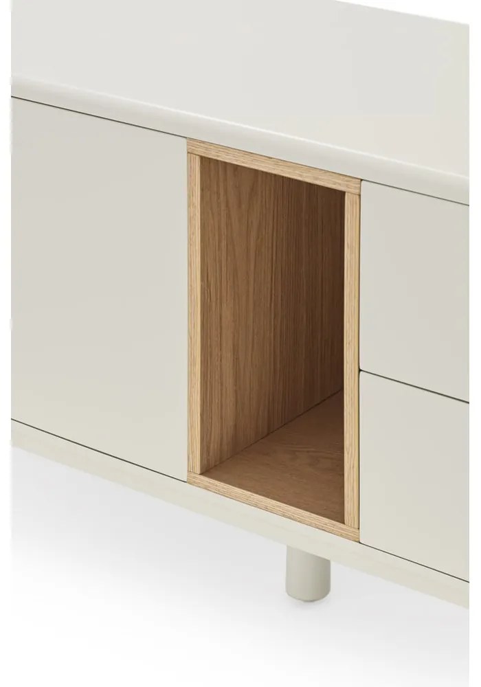 Kremowa szafka pod TV 180x56x40 cm Corvo – Teulat