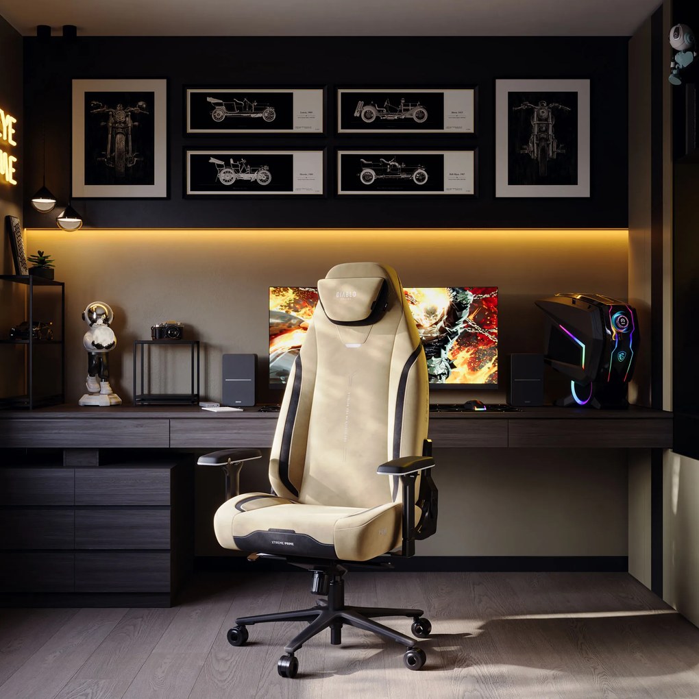 Fotel Diablo X.Eye Prime Broken Gold Normal Size