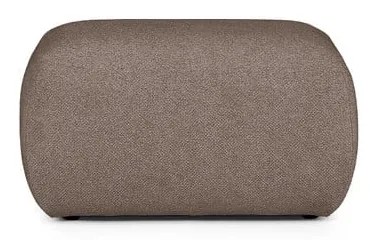 Brązowy podnóżek z materiału bouclé Mirel – Rodier