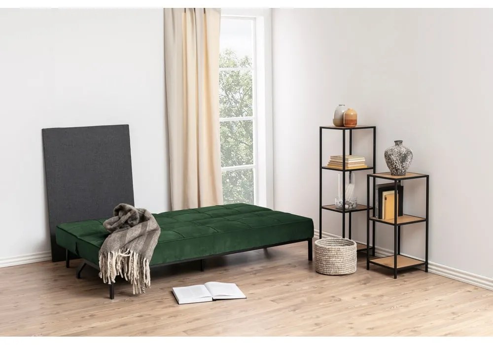 Zielona sofa rozkładana Actona Perugia