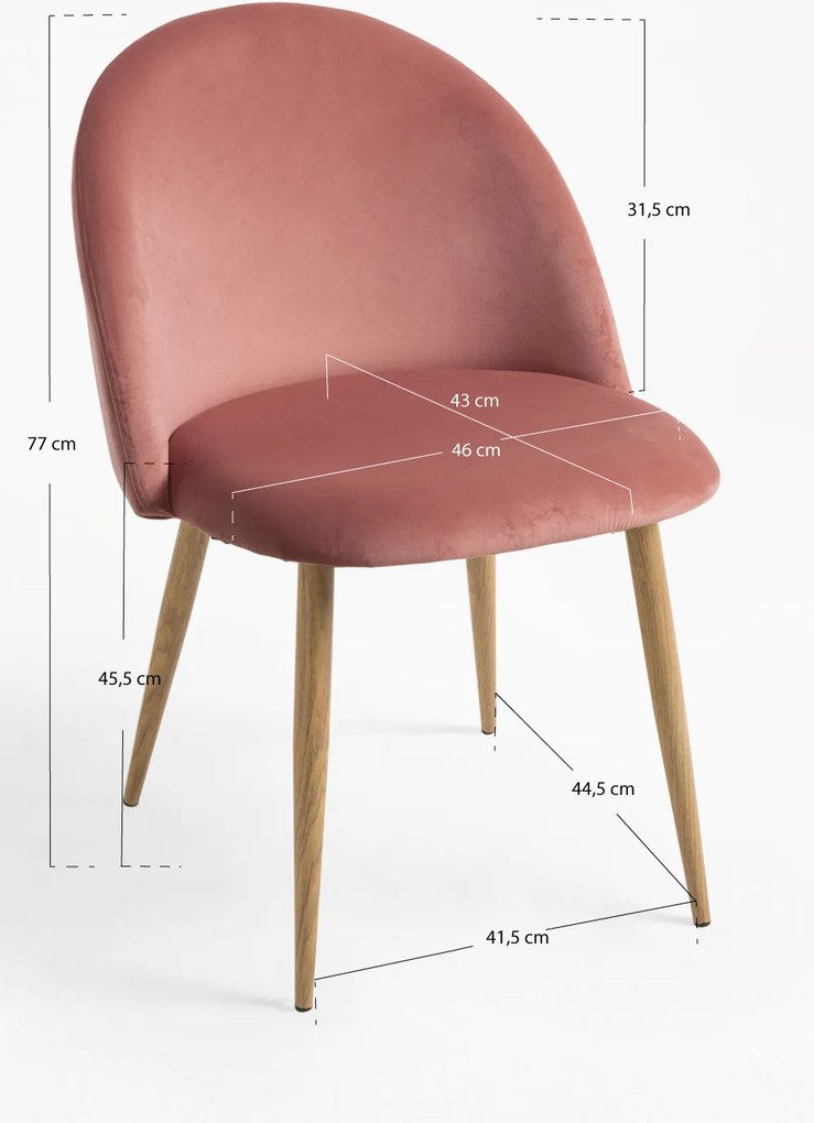 Silla Vint Terciopelo