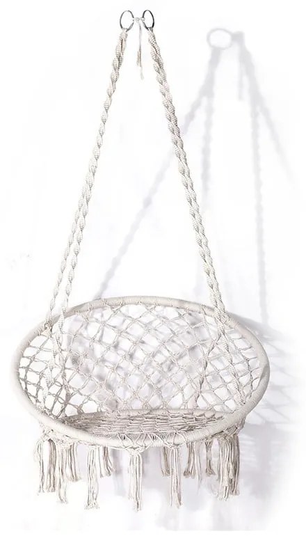 Beżowy fotel wiszący Bonami Essentials Hylla