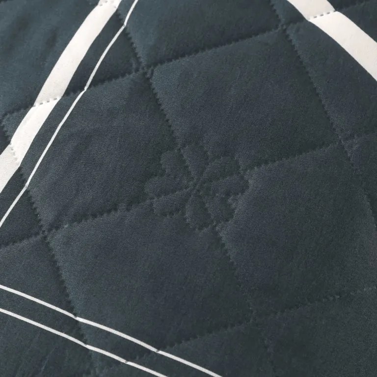 Letnia kołdra GRIDON 140x200 cm, czarna