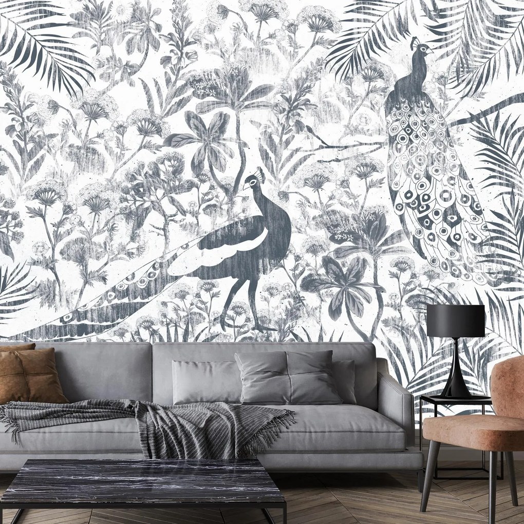 Fototapeta - Zamkowy ogród (196x136 cm)