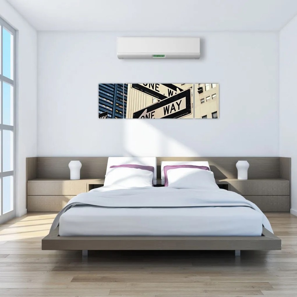 Obraz - New York ONE WAY (170x50 cm)