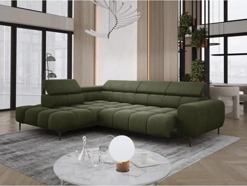 Narożnik PLAZA L Lewostronny w tkaninie Promocyjnej APHRODITE 12 WERSAL