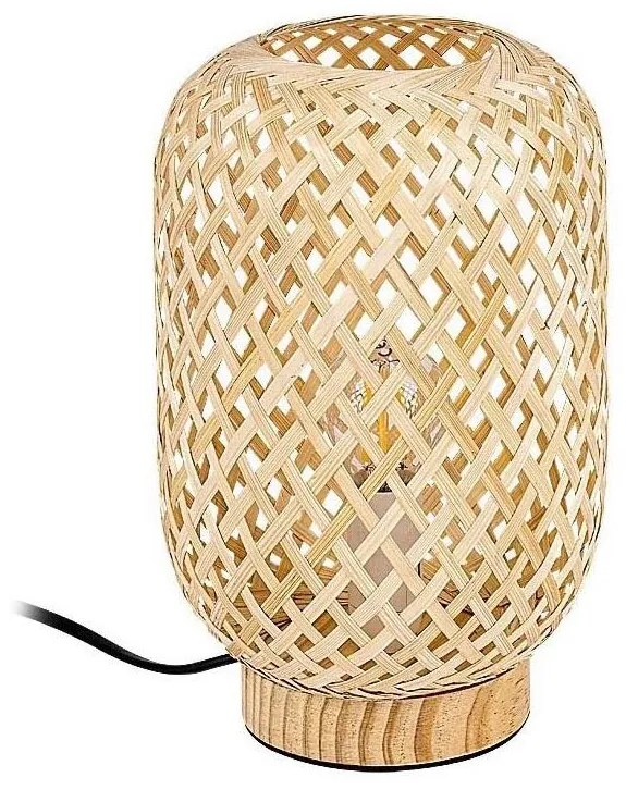 Rabalux 74016 - Lampa stołowa ALINAFE 1xE14/25W/230V rattan