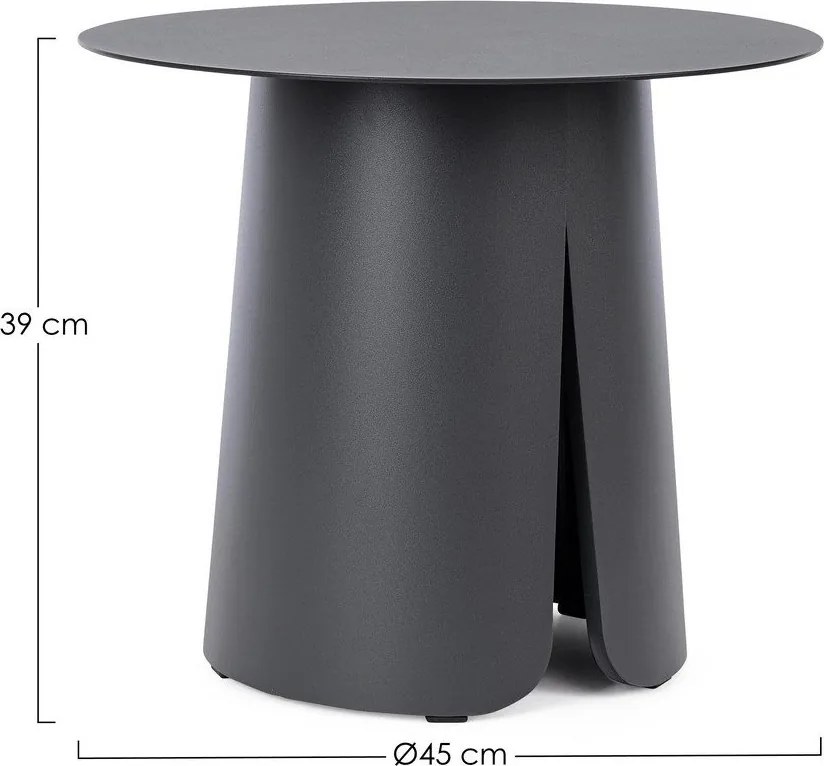 Aluminiowy okrągły stolik ogrodowy ø 45 cm Bryan – Bizzotto