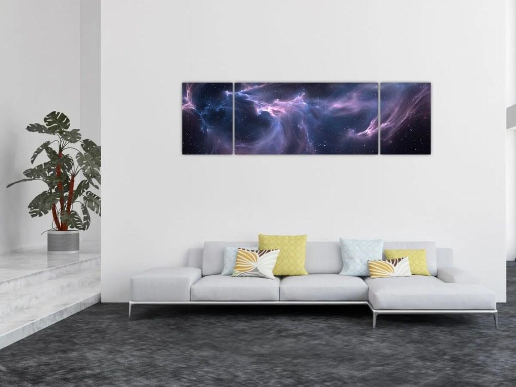 Obraz - Kosmiczna mgławica (170x50 cm)