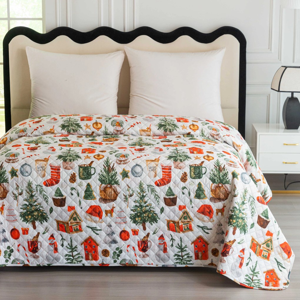 Narzuta na łóżko FESTIVE MAGIC, kolorowy Rozmiar: 170 x 210 cm