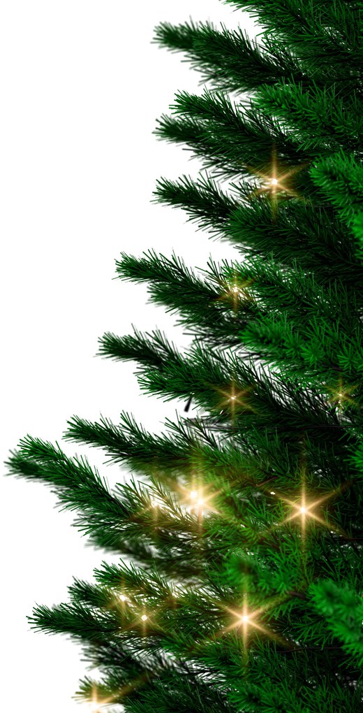 Sztuczna choinka RUDOLPH z lampkami, 150 cm, zielona Casaria