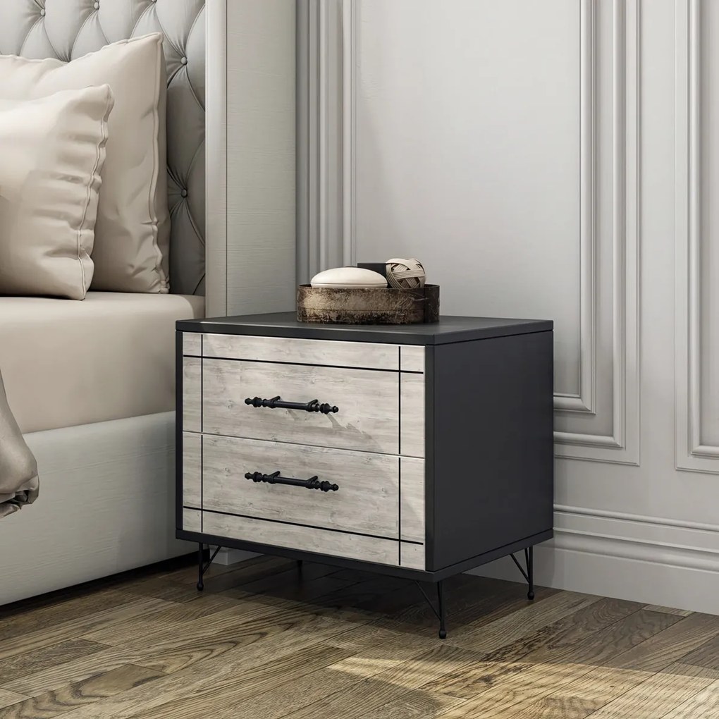Stolik nocny Night Light Grey