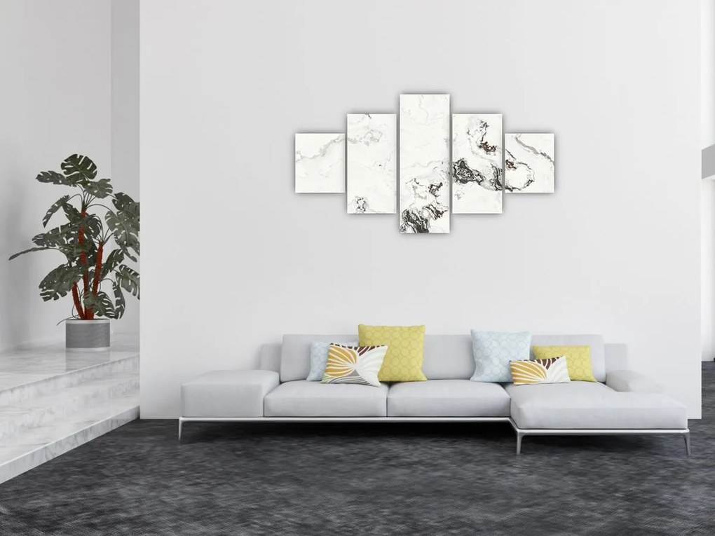 Obraz - Biały marmur (125x70 cm)