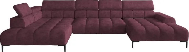 Narożnik PLAZA XL Lewostronny Elektryczna regulacja Tkanina MONOLITH 69 WERSAL