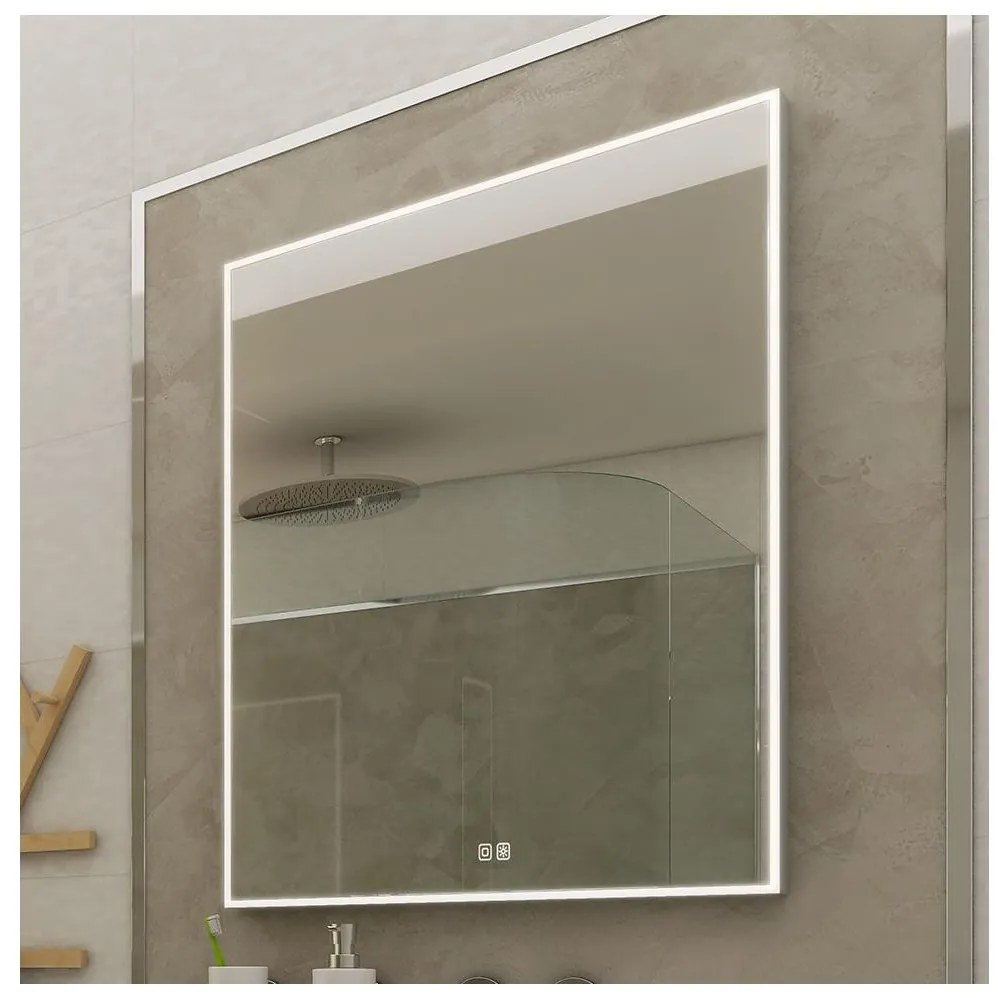 NIMCO ZP 13002VX - LED podświetlane lustro łazienkowe 3000-6500K 80x60 cm IP44