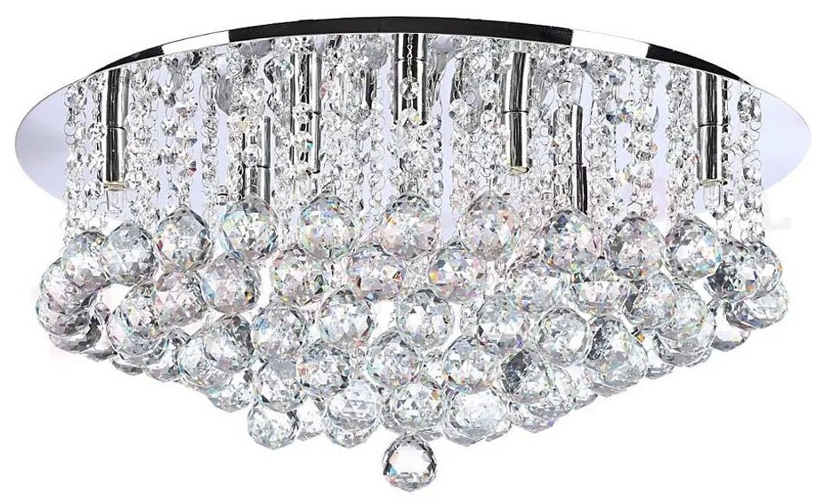 Azzardo AZ1288 - Lampa sufitowa kryształowa BOLLA 10xG9/40W/230V