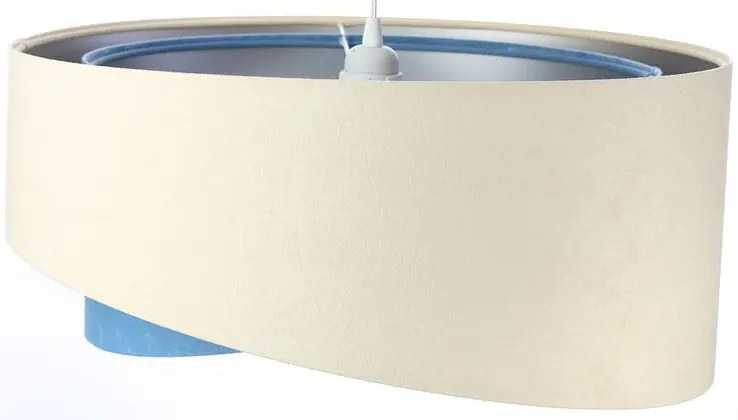 Beżowo-srebrna nowoczesna lampa wisząca - EX998 C3-C44
