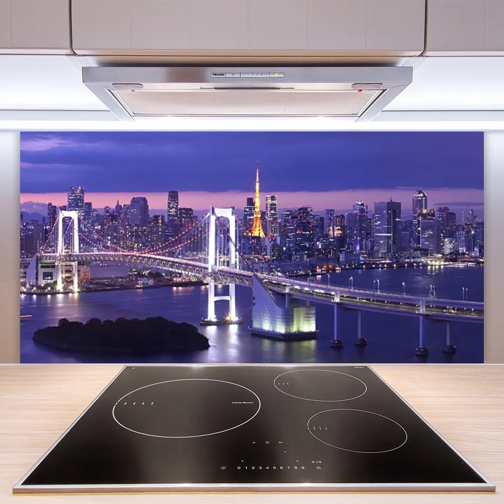 Panel nad blat kuchenny Stalowa Architektura Mostu