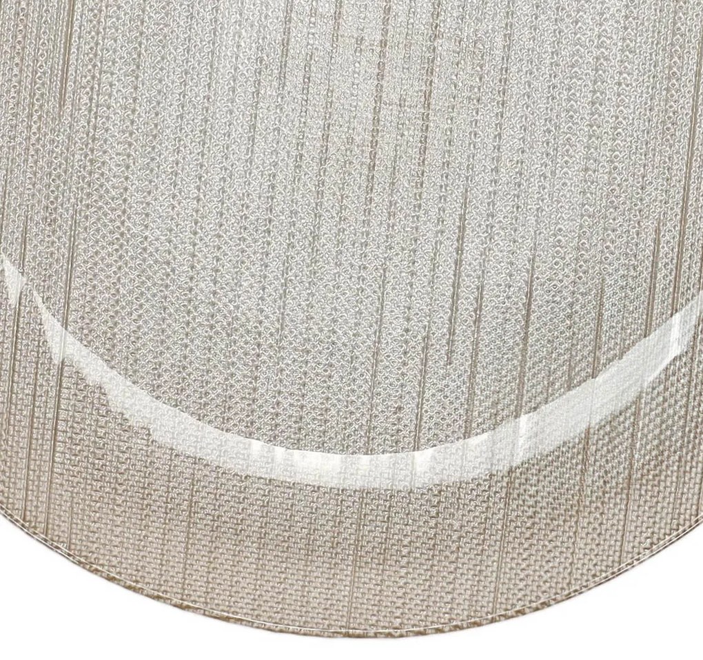 Szklany talerz płaski KARNEOL, Ø 28 cm