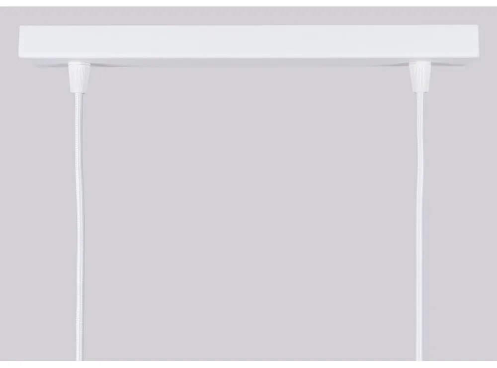 Biała lampa wisząca Gleam – Sollux