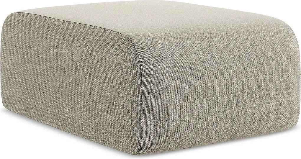 Pufa - z tkaniny bouclé - kreci - LANI