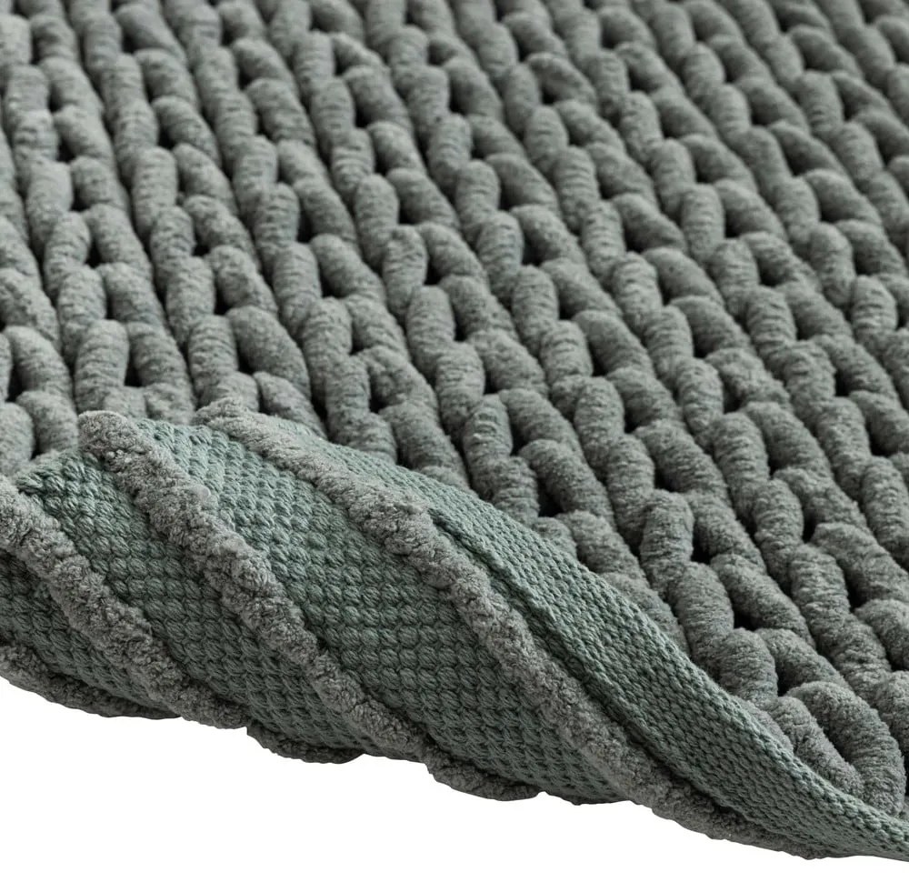 Zielony dywanik łazienkowy 50x80 cm Ariel – douceur d'intérieur