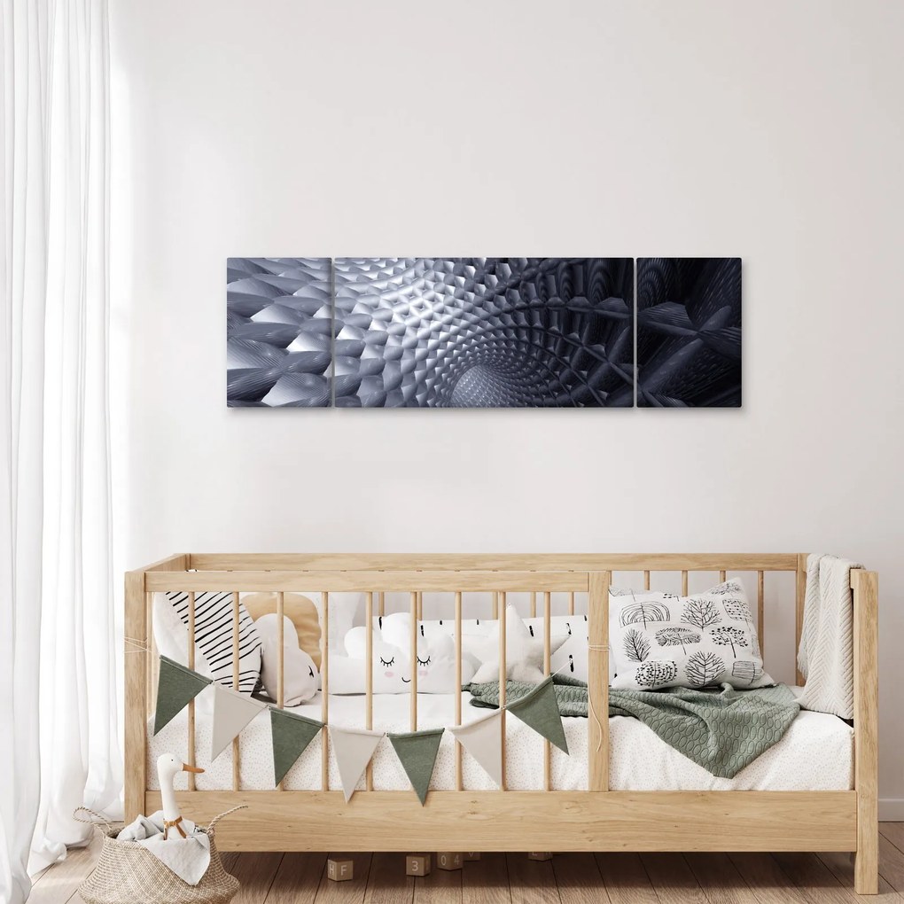 Obraz - Abstrakcja 3D (170x50 cm)