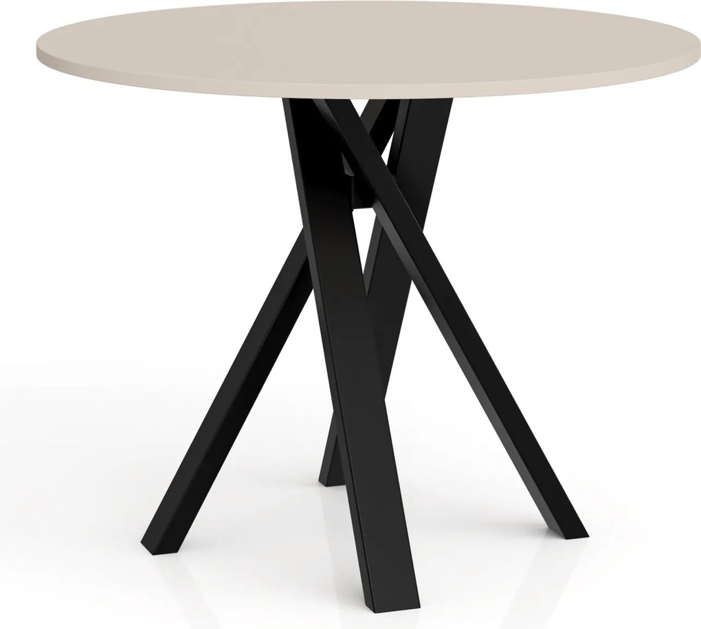 Stół do jadalni Ivo z okrągłym blatem 110 cm
