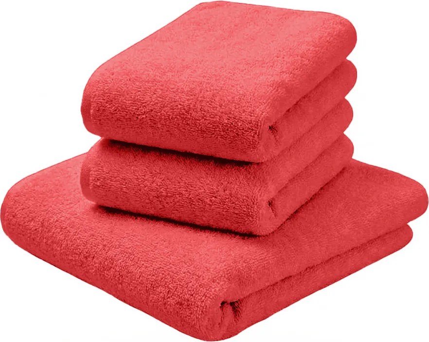 Ręcznik NORIELLE 50x90 cm czerwony, 100% bawełna