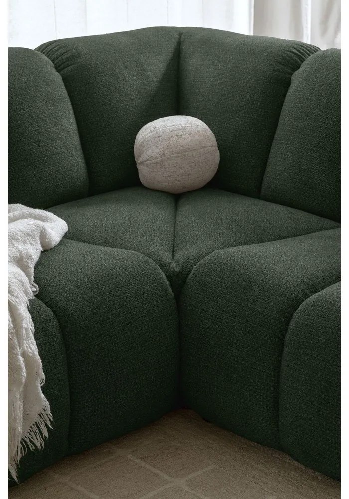 Ciemnozielony narożnik (lewostronny/w kształcie litery L) Shell – Miuform