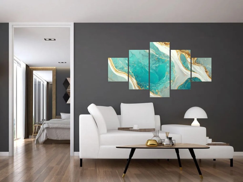 Obraz - Projekt marmuru II. (125x70 cm)