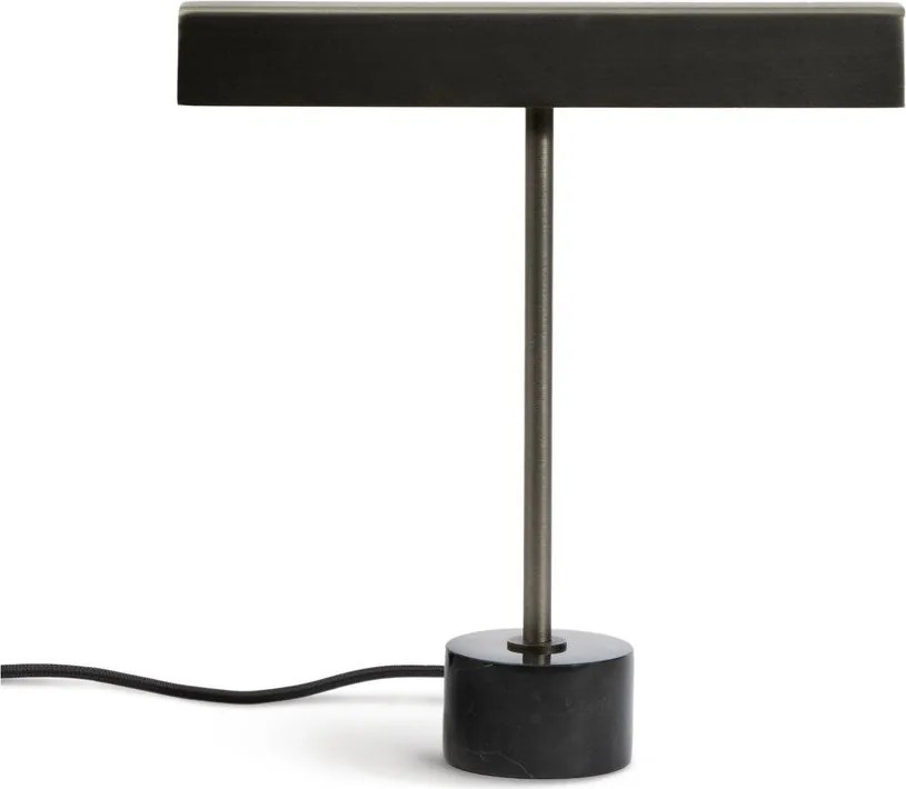 Czarna metalowa lampa stołowa (wysokość 32,5 cm) Lynor – Kave Home