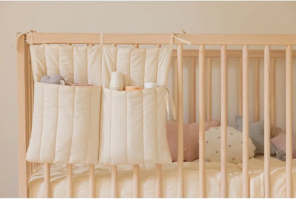 Organizer kieszonkowy na łóżeczko 40 cm Benjamin Natural – Lorena Canals