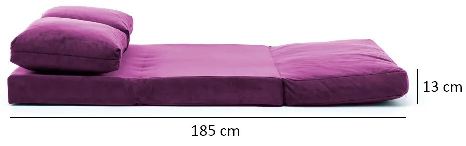 Sofa rozkładana Taida Purple