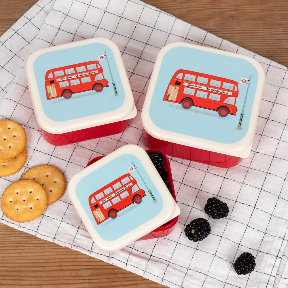 Pojemnik śniadaniowy dla dzieci 3 szt. Routemaster Bus – Rex London