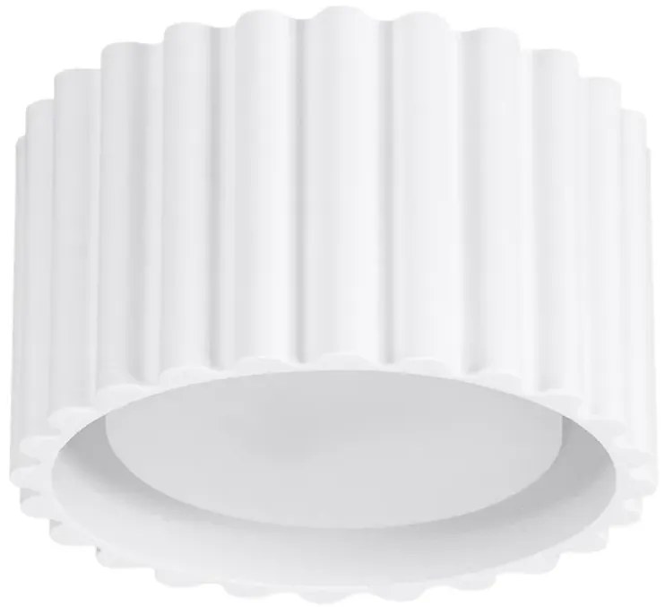 Minimalistyczny biały plafon P7-M00