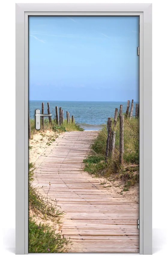 Naklejka fototapeta na drzwi Ścieżka na plażę