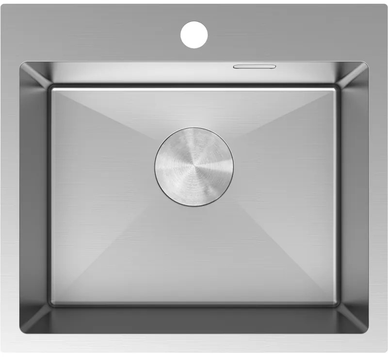 Mexen Solix zlewozmywak stalowy 1-komorowy 500 x 450 mm, inox - 6402501000-01