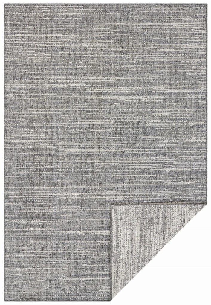 Dywan dwustronny zewnętrzny Gemini szary 200 cm x 290 cm