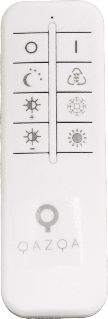 Designerska lampa sufitowa biała z ciemnoszarymi okrągłymi elementami z LED z możliwością ściemniania - Taylor