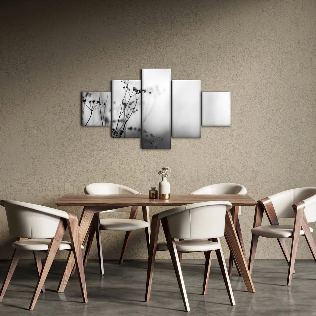 Obraz - Detal kwiatów polnych (125x70 cm)