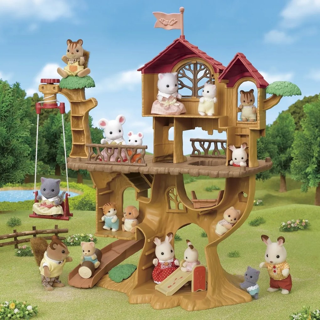 Sylvanian families 5450 dom pełen przygód na drzewie